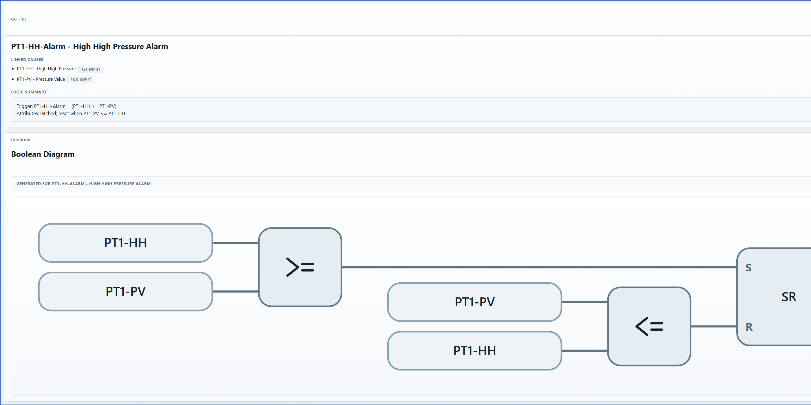 Cause and effect matrix example three