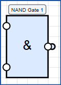NAND block symbol
