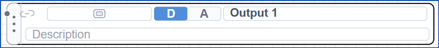 Output block symbol