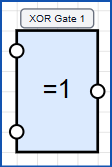 XOR block symbol